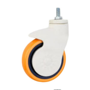 ล้อ PU คุณภาพดีที่สุด พร้อมลูกปืน สำหรับงานอุตสาหกรรม รับน้ำหนักได้ 130 กก./50 กก. เส้นผ่านศูนย์กลาง 100 มม./125 มม. - Product Image 6