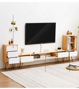Combohome Mueble de TV Flotante Moderno, Mueble de TV de <span class=keywords><strong>Madera</strong></span> para Montar en la Pared, Venta al por Mayor Económica para Componentes de TV, Consola - Product Image 6