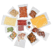 Sac sous vide transparent sur mesure pour aliments, sac de compression sous vide jetable de qualité alimentaire pour la conservation de la fraîcheur