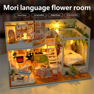 Meubles miniatures pour scène, cabane, bricolage, cadeau fait main, assemblage, loft, villa, <span class=keywords><strong>maison</strong></span>, modèle de jouet, ornements, Mori TD54 14+, boîte de couleur, filles - Product Image 3