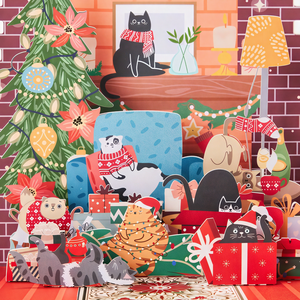 Wholesale Laser Cut Recycled Art <b>Paper</b> Elegant 3D Pop-Up Christmas Greeting Cards for Festival - Product Image 4