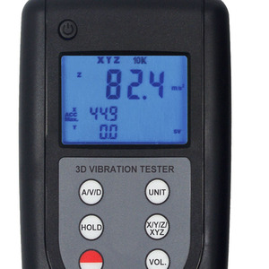 เครื่องวัดการสั่นสะเทือนแบบพกพา VM-6380 เครื่องวัดการสั่นสะเทือน 3 แกนแบบมือถือ เครื่องทดสอบการสั่นสะเทือน 3 มิติ เครื่องทดสอบอุปกรณ์อิเล็กทรอนิกส์ OEM - Product Image 3