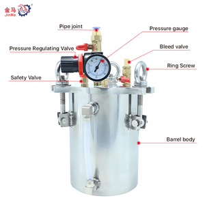 Nhà máy Cung Cấp Mới 1L-50L 304 thép không gỉ tàu áp lực keo pha chế bơm áp lực Thùng và bể 0.8Mpa - Product Image 3