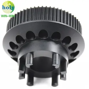 High Precision Custom Made 4-axis 6063 Aluminum Profile CNC Machining/Machined Parts For CNC Spare Gear Wheel Parts