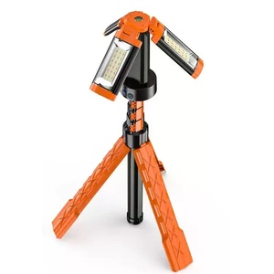 Lampe de camping LED rechargeable solaire professionnelle, trépied pliable en aluminium portable pour le travail d'urgence en plein air, la pêche - Product Image 1