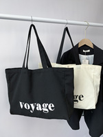 Sac fourre-tout en toile personnalisé en gros, sac à main à bandoulière grande capacité, sac fourre-tout de plage en toile tendance