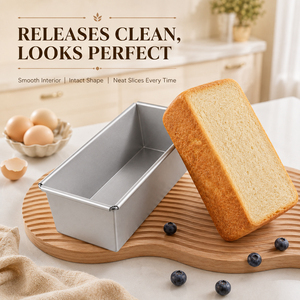 กล่องอบขนมปังอลูมิเนียมคุณภาพดี ไม่ติดกระทะ ไม่มีฝาปิด - Product Image 3