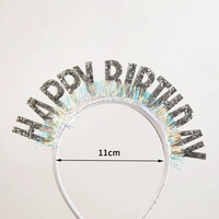 Nouveau Chapeau Laser à Paillettes Lumineuses pour Fêtes, Bandeau Scintillant, Chapeau d'Anniversaire