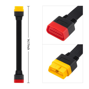 Cable de Extensión OBD2 de 16 Pines de Alta Elasticidad TPU para <span class=keywords><strong>Launch</strong></span> <span class=keywords><strong>X431</strong></span> V V+ PRO PRO3 <span class=keywords><strong>ThinkDiag</strong></span> Easydiag 3.0, Conector para Herramienta de Diagnóstico de Automóviles - Product Image 6