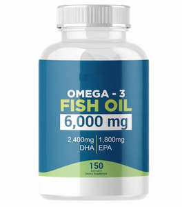 Gélules d'huile de poisson Oméga 3 très vendues pour la santé cardiaque et vasculaire - Product Image 1