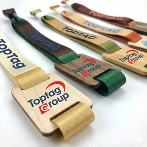 음악 축제 RFID 이벤트 팔찌 맞춤형 로고 출입 통제 공장 공급 개인 맞춤형 직조 NFC 패브릭 손목밴드 - Product Image 6