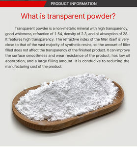 Poudre transparente organique ultra-fine pour la glaçure céramique - Derniers stocks - Product Image 2