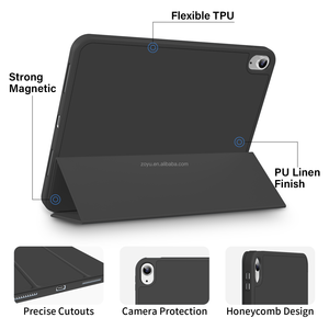 Chống sốc chống bụi bảo vệ Bìa mềm TPU trở lại tự động Wake ngủ Bút Chì Chủ cho 2022 <span class=keywords><strong>iPad</strong></span> trường hợp 10th thế hệ 2025 A16 - Product Image 2