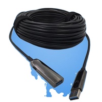 Cable Óptico Activo USB 3.0 CMP de 5 Gbps, USB AM a AF AOC, para Proyectos de Integración de Sistemas Pro-AV