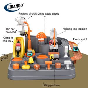Juguete de Pista de Carreras con Autos para Niños, Set de Ingeniería con 3 Mini Autos para Niños, Juguete de Aventuras - Product Image 3
