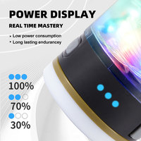 Tente LED étanche rechargeable par USB de 10 mètres, guirlande lumineuse de camping colorée pour la randonnée, la pêche, la décoration de la voiture