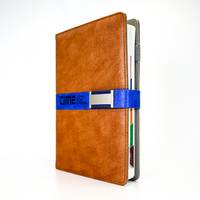Cahier de Journal Cahier Business Planner en cuir portable A5 personnalisé avec onglets diviseur d'index