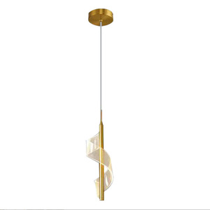 La nouvelle lampe suspendue de chevet 2022 est une lampe moderne, luxueuse, entièrement en cuivre, minimaliste et petite pour créer une ambiance dans la chambre. - Product Image 5