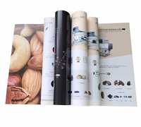 Brochure, catalogue, livre en papier d'art avec reliure à cheval, impression offset couleur, matériel promotionnel personnalisé en usine