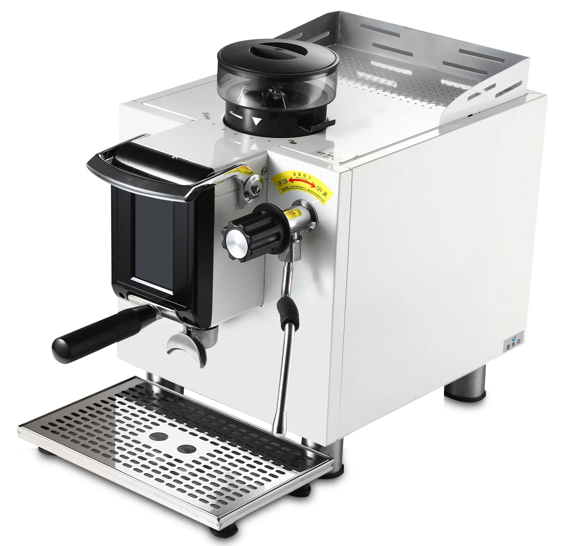التجاري إسبرسو التلقائي ماكينة القهوة للأعمال 1250W الفول إلى كوب آلة بيع القهوة