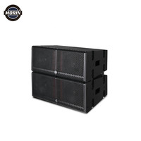 Système de Son Audio Professionnel Actif Complet avec Haut-Parleurs Line Array, Amplificateur Classe D, Microphone et Table de Mixage DJ