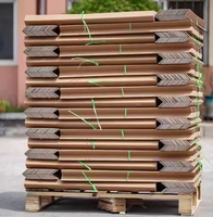 Protecteur d'angle en papier kraft rigide recyclable pour l'emballage de palettes logistiques afin de prévenir les collisions des coins des marchandises