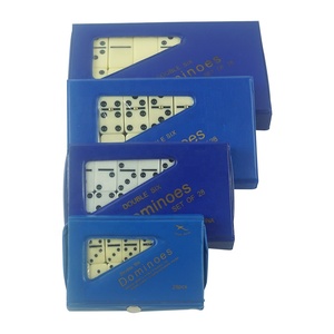 Dominos Double Six avec boîte en PVC, emballage de différentes tailles 3005, 4006, 4010, <span class=keywords><strong>5008</strong></span>, 5010, 5012, 5211, 5412, 5612, directement de l'usine - Product Image 1