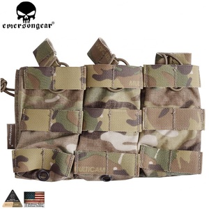 Pochette triple ouverte pour chargeurs tactiques modulaires Molle pour la chasse et les jeux de guerre - Product Image 1
