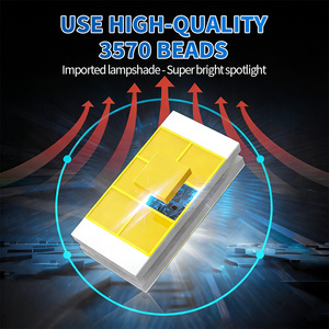LELANPU <span class=keywords><strong>Mini</strong></span> <span class=keywords><strong>Moto</strong></span> Motowolf Accessoires <span class=keywords><strong>Moto</strong></span> Projecteur Laser LED 2 Lentilles pour <span class=keywords><strong>Moto</strong></span> et Camion, Feux de Travail et Feux de Croisement Auxiliaires - Product Image 2