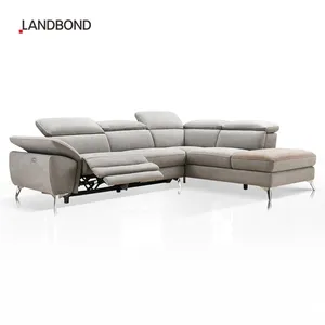 Fabric Sectional European Design Sofa l shape Furniture Living Room Modern Style Recliner Couch with storage Sofa Set