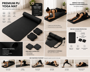 Tapis de <span class=keywords><strong>yoga</strong></span> en caoutchouc écologique <span class=keywords><strong>Pido</strong></span> antidérapant, personnalisable, avec mousse à mémoire de forme, marque privée, tapis de <span class=keywords><strong>yoga</strong></span> en caoutchouc Bala - Product Image 3