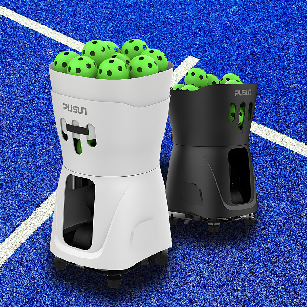 Pickleball Practice Machine for Individual Repetition Training Adjustable Launch Mode for All Skill Levels