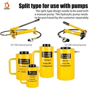 Gato Hidráulico Portátil RCH-2050 de 20T para Reparación de Automóviles, Cilindro Hueco con Bomba Manual, Gato Dividido para Mantenimiento de Vehículos - Product Image 4