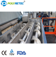 Línea Completa de Reciclaje de Plástico Polyretec para Botellas de PET Etiquetadas, Línea de Trituración y Lavado con Certificado de No Objetión de la FDA