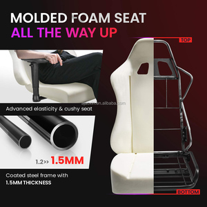 Silla Gamer เก้าอี้เล่นเกมหนัง PU ปรับเอนได้ตามต้องการเก้าอี้เล่นเกมสำหรับคนแมงมุมคอมพิวเตอร์ - Product Image 5