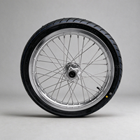 Nouveau kit de roues Supermoto 17 pouces Light Bee XLBX chromé argenté pour Talaria MX4/MX3/X3 – Pneu haute performance pour E-Bike 70/90