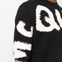 Pull-over en tricot de mode de créateur avec logo personnalisé, tricots pour hommes, chandails à manches longues en laine jacquard avec lettres, tricotés pour hommes
