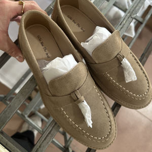 Nuovi <span class=keywords><strong>Mocassini</strong></span> da Donna in Camoscio Personalizzati di Alta Qualità all'Ingrosso 2025 Scarpe Basse Comode <span class=keywords><strong>Mocassini</strong></span> da Donna all'Ingrosso - Product Image 2