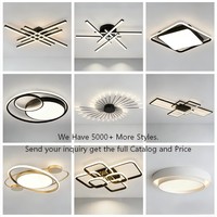 Plafonnier moderne et simple avec bras tubulaires croisés pour salon, cuisine, couloir, chambre, hôtel