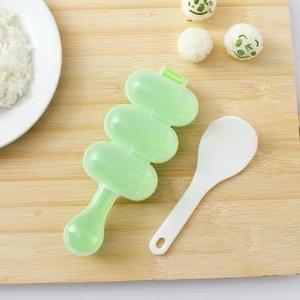 Nuevo diseño DIY <span class=keywords><strong>Sushi</strong></span> Mold Shake Rice Ball Mold con una cuchara de arroz <span class=keywords><strong>Sushi</strong></span> Making Tools Interesante molde de cocina - Product Image 2