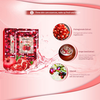 Seomou Faciales Schoon Sheetmask Koreaanse Schoonheid Biologische Gezicht Fruit Vegan Sheet Masker