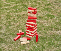 Juego de bloques de construcción torre de bloques gigantes y torre giratoria