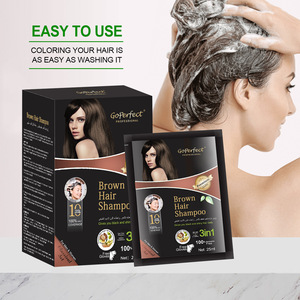 Wholesale Argam Oil Herbal Extract 3 <strong>in</strong> 1 25ml Dark Brown <strong>Hair</strong> <strong>Color</strong> Dye Shampoo for Women Change <strong>Hair</strong> <strong>Color</strong> - Product Image 4