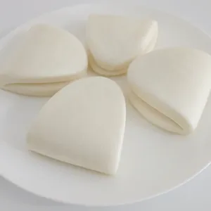 China Factory Cozido trigo comida Congelado Chinês Pau Bun Dobrado Bun Gua Bao