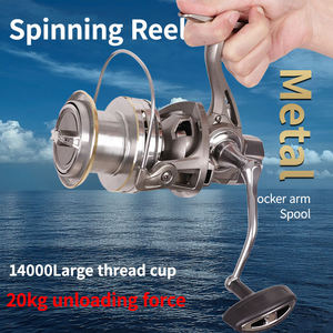 Moulinet <span class=keywords><strong>de</strong></span> <span class=keywords><strong>pêche</strong></span> à lancer <span class=keywords><strong>en</strong></span> alliage d'aluminium <span class=keywords><strong>en</strong></span> gros, 20 kg, équipement <span class=keywords><strong>de</strong></span> <span class=keywords><strong>pêche</strong></span> pour rivière, lac, océan, haute vitesse pour appâts - Product Image 3