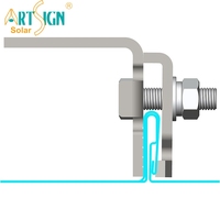 Support de fixation solaire en acier inoxydable SUS304 pour toiture, crochet de fixation haute résistance pour panneaux solaires sur tuiles, système de support de toit, prix usine