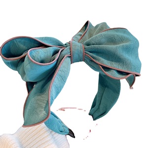 Accessoires de cheveux de mode coréenne, début du printemps, bandeau pour femmes, nouveau motif imprimé, nœud simple, <span class=keywords><strong>coiffure</strong></span>, cadeau fait main pour femmes - Product Image 5
