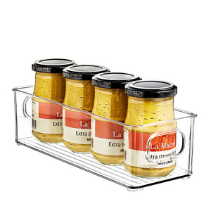 Ensemble de 8 boîtes de rangement transparentes pour réfrigérateur, organisateur d'aliments pour animaux de compagnie, pour armoire de cuisine, fruits, légumes, boissons - Product Image 3