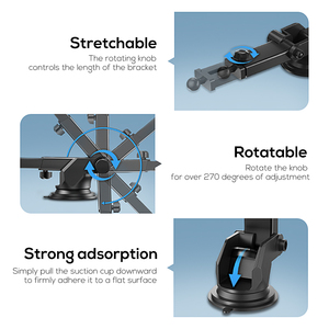 Pluska G14 Dual Head Powered Car Fan Car Truck Vehicle Sucker Cooling Air Car Fan With Suction Cups Holder - Product Image 4