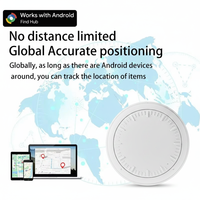 Localizador Inteligente Multiusos Antipérdida, Resistente al Agua IP6X, Compatible con Android, Buscador de Objetos de Plástico para Llaves, Cartera, Bolso